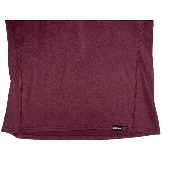 Patagonia Men's Capilene 3 Midweight Zip-Neck Baselayer Shirt X-Small Burgundy - Picture 3 of 9